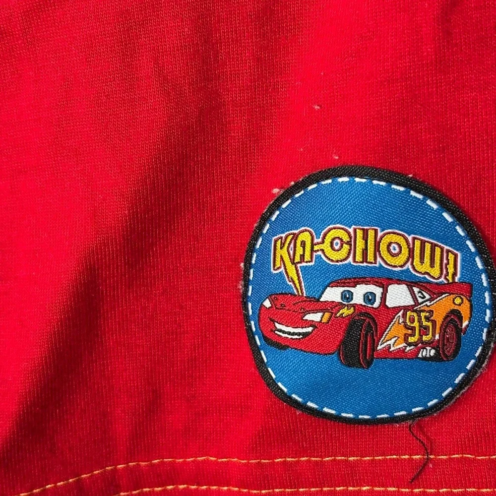 Cars Size 2T Lightning McQueen Lot‎ 4 Disney Pajamas T-shirt Shorts Kachow VTG